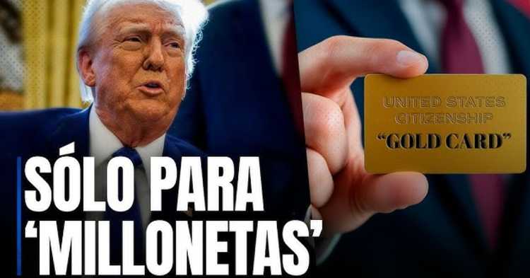 donald trump tarjeta dorada
